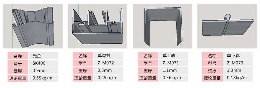 推拉門鋁型材